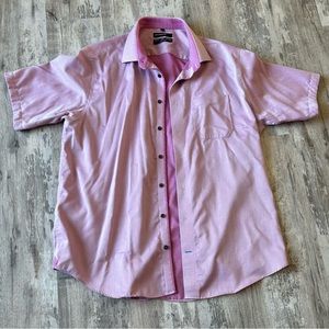 Leo Chevalier Men’s short sleeve dress shirt XL